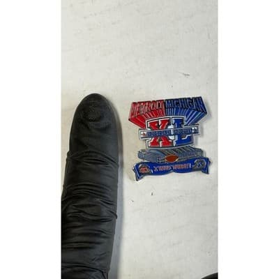 NFL Super Bowl XL Detroit Michigan 2006 I Was There Enamel Collector Pin PSG - Thumbnail 6