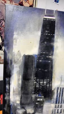 Chicago Shoreline Canvas Art by Kathleen Patrick 24x18 Cityscape - Thumbnail 6