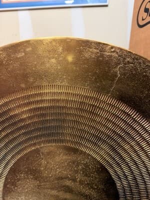 Crate & Barrel Metal Disc Wall Art, Large Decorative Wall Hanging – See Damage - Thumbnail 6
