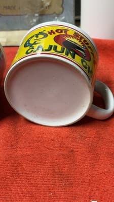 Set of 2 Cajun Chili Coffee Mugs Hot Stuff Louisiana Style - Thumbnail 10