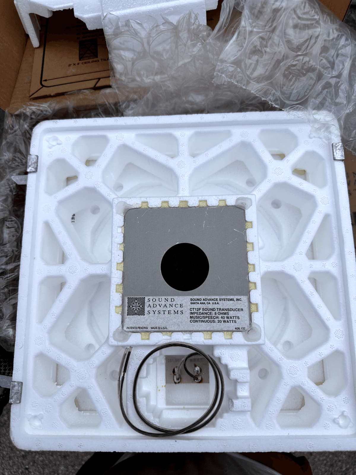 Sound Advance CT12F Sound Transducer Speaker Panel – High-Fidelity “Invisible” - Thumbnail 8