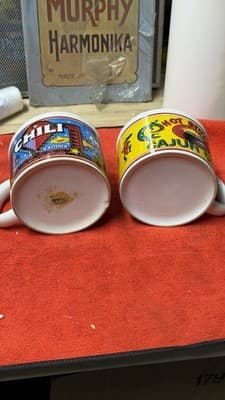 Set of 2 Cajun Chili Coffee Mugs Hot Stuff Louisiana Style - Thumbnail 9