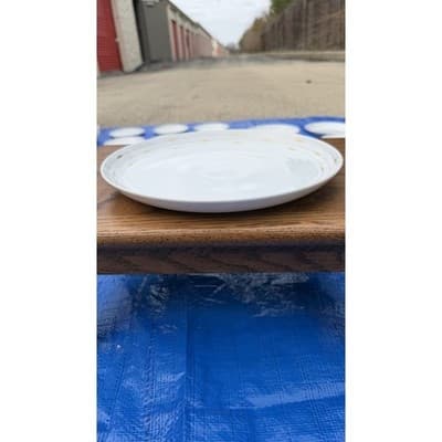 12 Rosenthal Studio-Linie Porcelain Dinner Plates Gold Trim Germany - Thumbnail 8