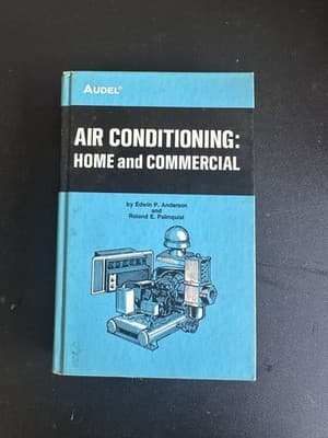 1978 book Air Conditioning Home Commercial 1st ed PALMQUIST central, automobile - Thumbnail 2