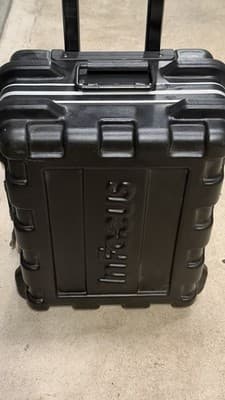 InFocus Hard Rolling Projector Case w/ Foam Insert Lockable Travel Case - Thumbnail 3