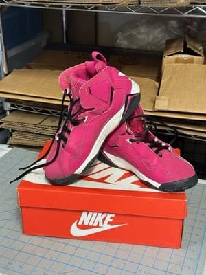 Nike Air Jordan Girls Pink High Top Basketball Shoes Size 6.5Y EUR 39