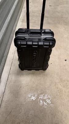 InFocus Hard Rolling Projector Case w/ Foam Insert Lockable Travel Case - Thumbnail 2