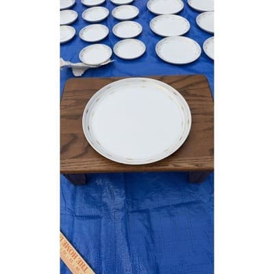 12 Rosenthal Studio-Linie Porcelain Dinner Plates Gold Trim Germany - Thumbnail 10