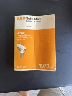 A Fantastic Collection of Original RCA Technical Books and Databooks Lot of 13 - Thumbnail 5