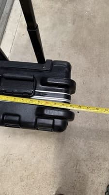 InFocus Hard Rolling Projector Case w/ Foam Insert Lockable Travel Case - Thumbnail 5