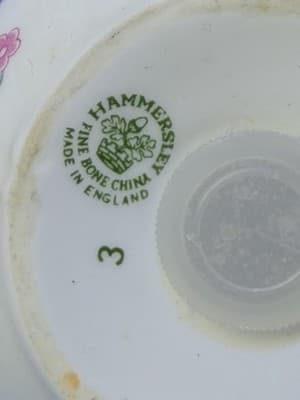Vintage Hammersley Fine Bone China Pomander Hanging Ornament Made in England - Thumbnail 7