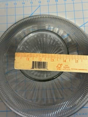 Vintage Clear Glass Pedestal Cake Stand Dessert Serving Plate 12” - Thumbnail 5