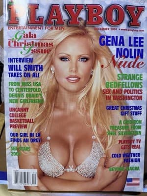 Playboy December 2001 Playmate Shana Moakler, Will Smith, Catherine Bell