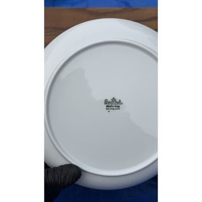 12 Rosenthal Studio-Linie Porcelain Dinner Plates Gold Trim Germany - Thumbnail 2