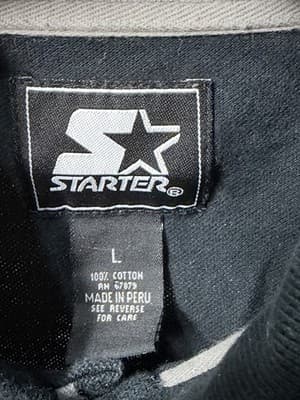 Vintage Starter Chicago Bulls Polo Shirt Mens Size Large - Thumbnail 4