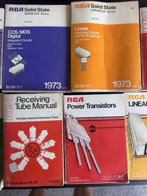 A Fantastic Collection of Original RCA Technical Books and Databooks Lot of 13 - Thumbnail 6