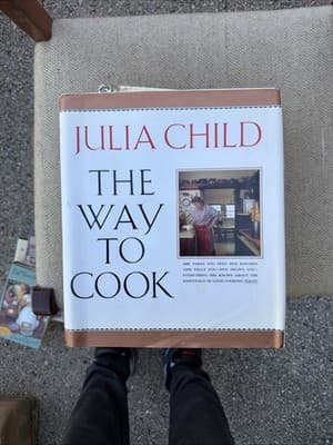 Julia Child The Way to Cook 1989 Hardcover Cookbook w/ Dust Jacket