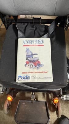 Pride Jazzy 1120 Power Wheelchair For Parts – Needs Batteries
