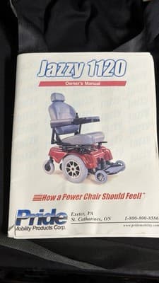 Pride Jazzy 1120 Power Wheelchair For Parts – Needs Batteries - Thumbnail 2