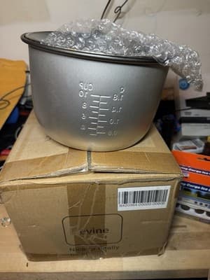 Cook’s Companion Rice Cooker Pot & Glass Lid Replacement – New