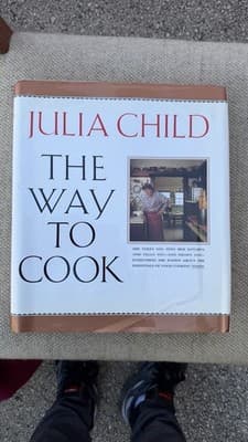 Julia Child The Way to Cook 1989 Hardcover Cookbook w/ Dust Jacket - Thumbnail 3