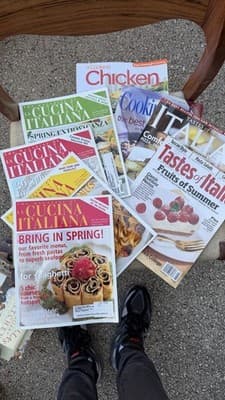 Lot 7 Italian Cooking Magazines La Cucina Italiana Tastes of Italia 2001-2010 - Thumbnail 2
