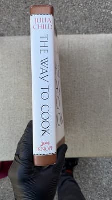 Julia Child The Way to Cook 1989 Hardcover Cookbook w/ Dust Jacket - Thumbnail 2