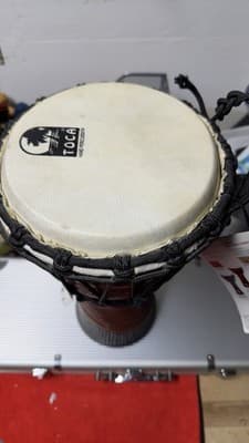 Toca Just Play Djembe 16” Rope Tuned Hand Drum w/ Tag - Thumbnail 3