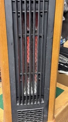 Electric Infrared Space Heater – Wood Cabinet – Digital Thermostat - Thumbnail 3