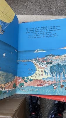 Babar Book Lot 2 Jean de Brunhoff Story of Babar & Travels of Babar HC - Thumbnail 12