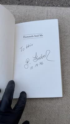 Hummels and Me Life Stories Gerhard Skrobek HC Book Signed 1996 - Thumbnail 4