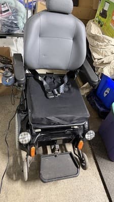 Pride Jazzy 1120 Power Wheelchair For Parts – Needs Batteries - Thumbnail 6