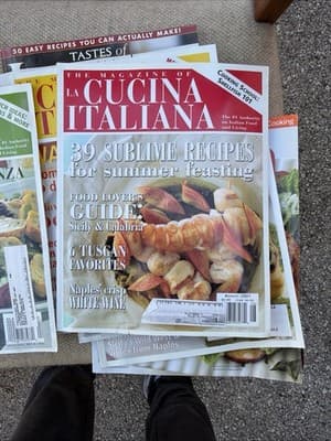 Lot 7 Italian Cooking Magazines La Cucina Italiana Tastes of Italia 2001-2010 - Thumbnail 11