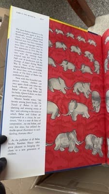 Babar Book Lot 2 Jean de Brunhoff Story of Babar & Travels of Babar HC - Thumbnail 11