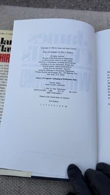 James Clavell Whirlwind 1986 First Edition HC DJ William Morrow - Thumbnail 6