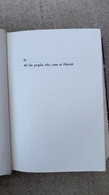 Hawaii James A Michener Hardcover Random House 33rd Printing w DJ - Thumbnail 9