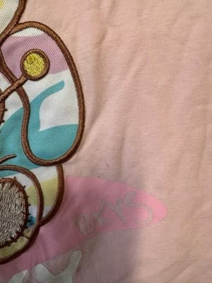 BKYS Lucky Charm Bunny T-Shirt Pink Size M Graphic Tee - Thumbnail 10