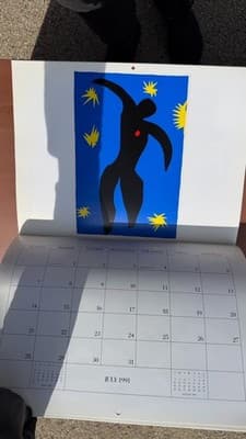 Henri Matisse Jazz 1991 Wall Calendar Art Institute of Chicago - Thumbnail 4