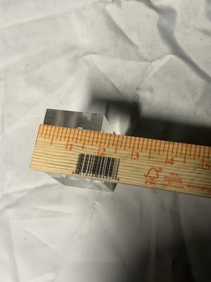 Etched Crystal Glass Cube Elvis Presley 3" 3D - Thumbnail 5