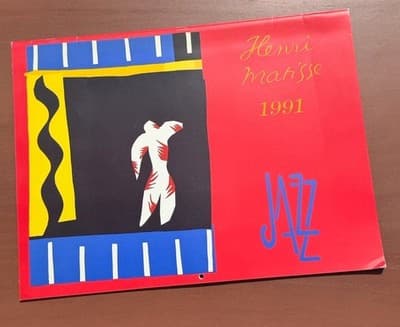 Henri Matisse Jazz 1991 Wall Calendar Art Institute of Chicago
