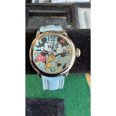Disney Special Edition Mickey Minnie Mouse Watch Blue Strap F80DF3112411 - Thumbnail 2