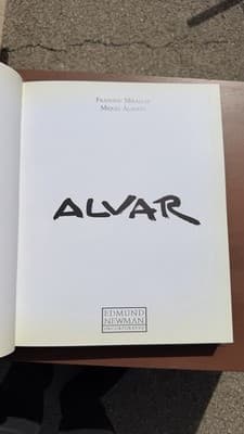 ALVAR Art Book w/ Original Hand Signed Lithograph Interior Amb Flors 1993 - Thumbnail 11