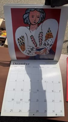 Henri Matisse 1994 Wall Calendar Vintage Cedco Art Calendar - Thumbnail 7