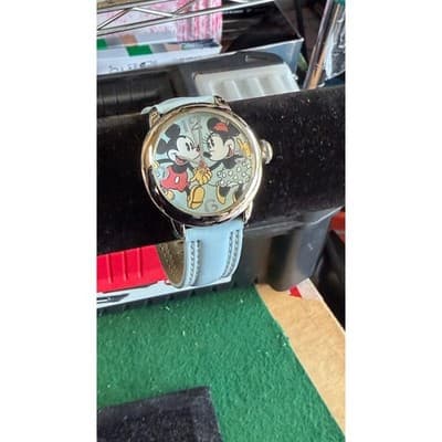Disney Special Edition Mickey Minnie Mouse Watch Blue Strap F80DF3112411 - Thumbnail 3