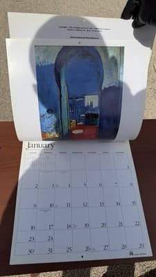 Henri Matisse 1994 Wall Calendar Vintage Cedco Art Calendar - Thumbnail 4