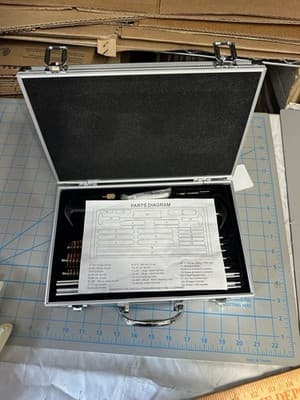 25 Pc Gun Cleaning Kit w Aluminum Case - Thumbnail 6