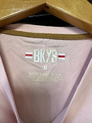 BKYS Lucky Charm Bunny T-Shirt Pink Size M Graphic Tee - Thumbnail 4