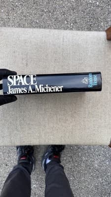 James A Michener Space Hardcover Random House 1982 Book w Dust Jacket - Thumbnail 3
