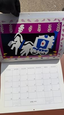 Henri Matisse Jazz 1991 Wall Calendar Art Institute of Chicago - Thumbnail 2