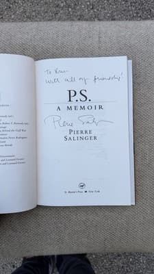 P.S. A Memoir Pierre Salinger Signed Inscribed HC St Martin’s Press - Thumbnail 3